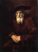 REMBRANDT Harmenszoon van Rijn An Old Woman in an Armchair France oil painting artist